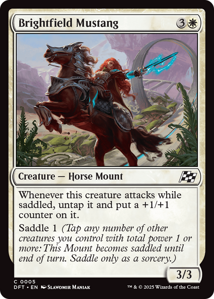Brightfield Mustang [Aetherdrift] Foil