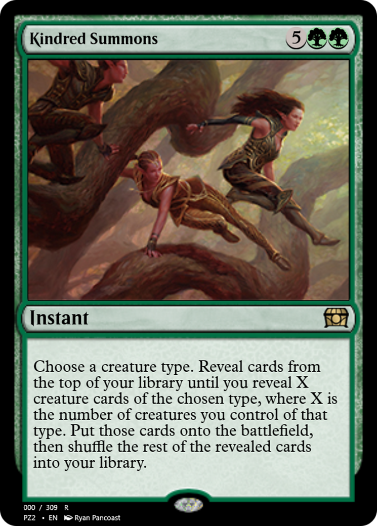 Kindred Summons  [Treasure Chest] Foil
