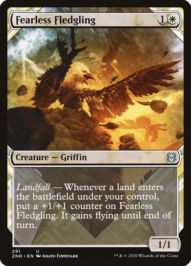 Fearless Fledgling (Showcase) [Zendikar Rising] Foil