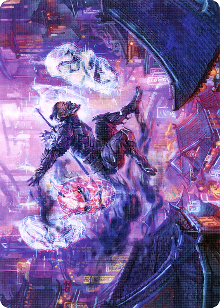Thousand-Faced Shadow // Thousand-Faced Shadow  [Neon Dynasty Art Series] (Borderless) Foil