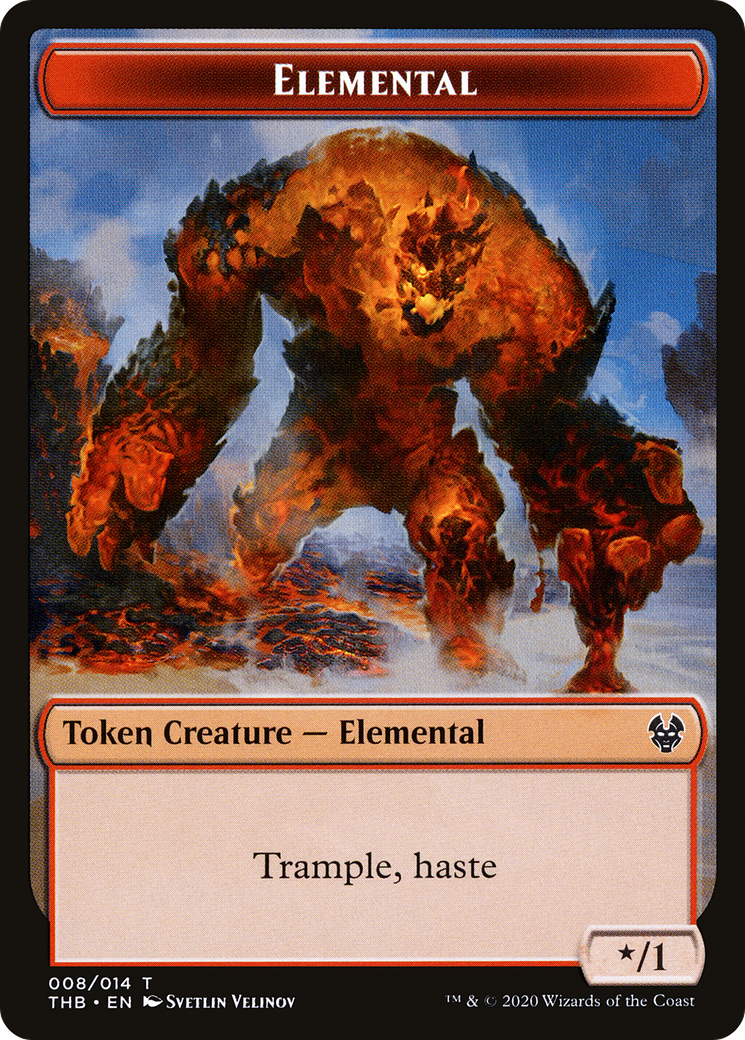 Elemental  [Theros Beyond Death Tokens] Foil