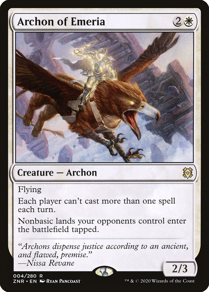 Archon of Emeria [Zendikar Rising] Foil