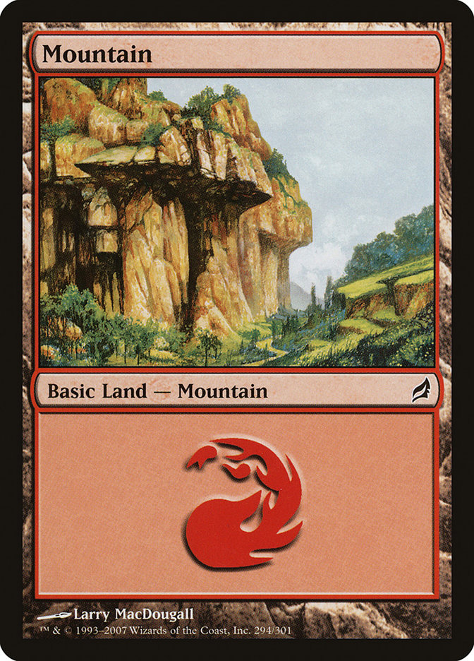 Mountain (294) [Lorwyn] Foil