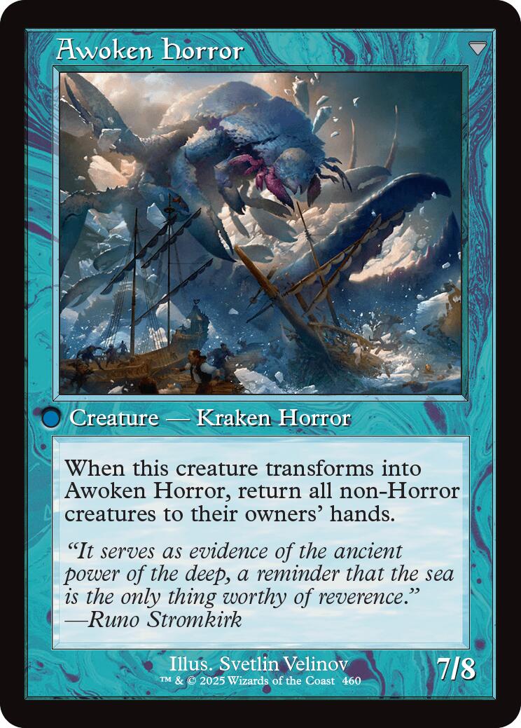 Thing in the Ice // Awoken Horror (Retro Frame) [Innistrad Remastered] Foil