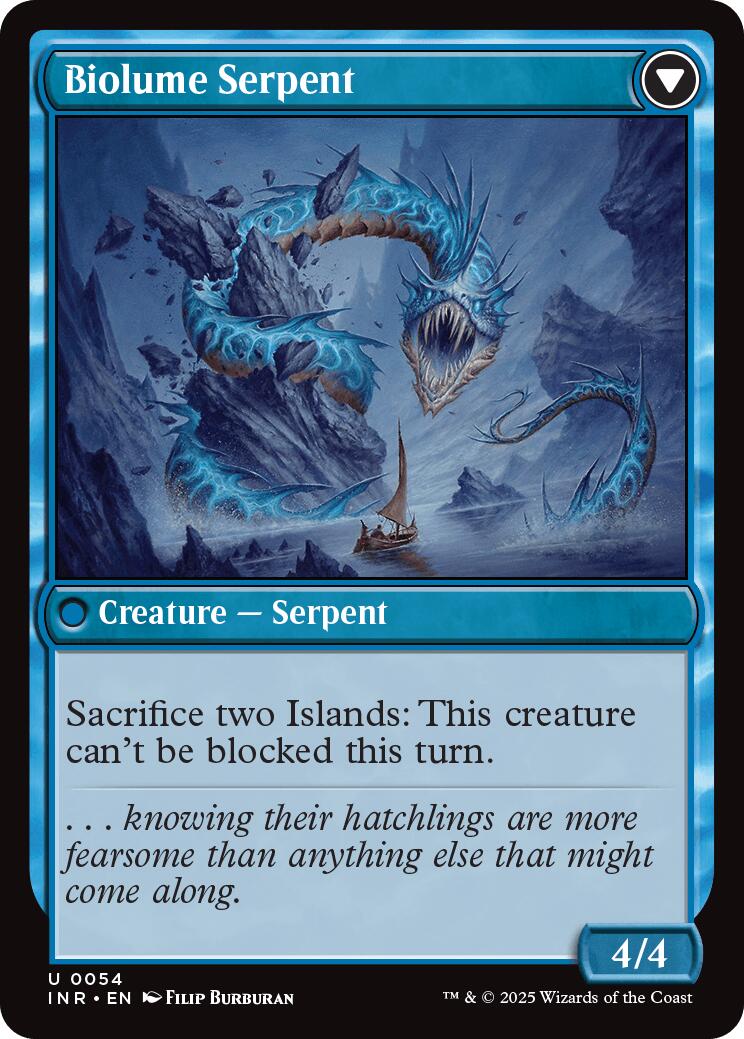 Biolume Egg // Biolume Serpent [Innistrad Remastered] Foil