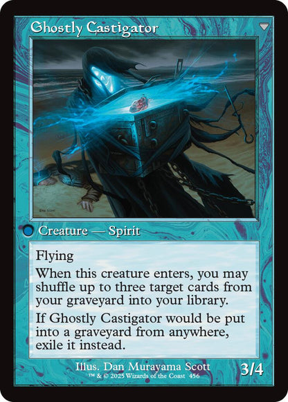 Covetous Castaway // Ghostly Castigator (Retro Frame) [Innistrad Remastered] Foil