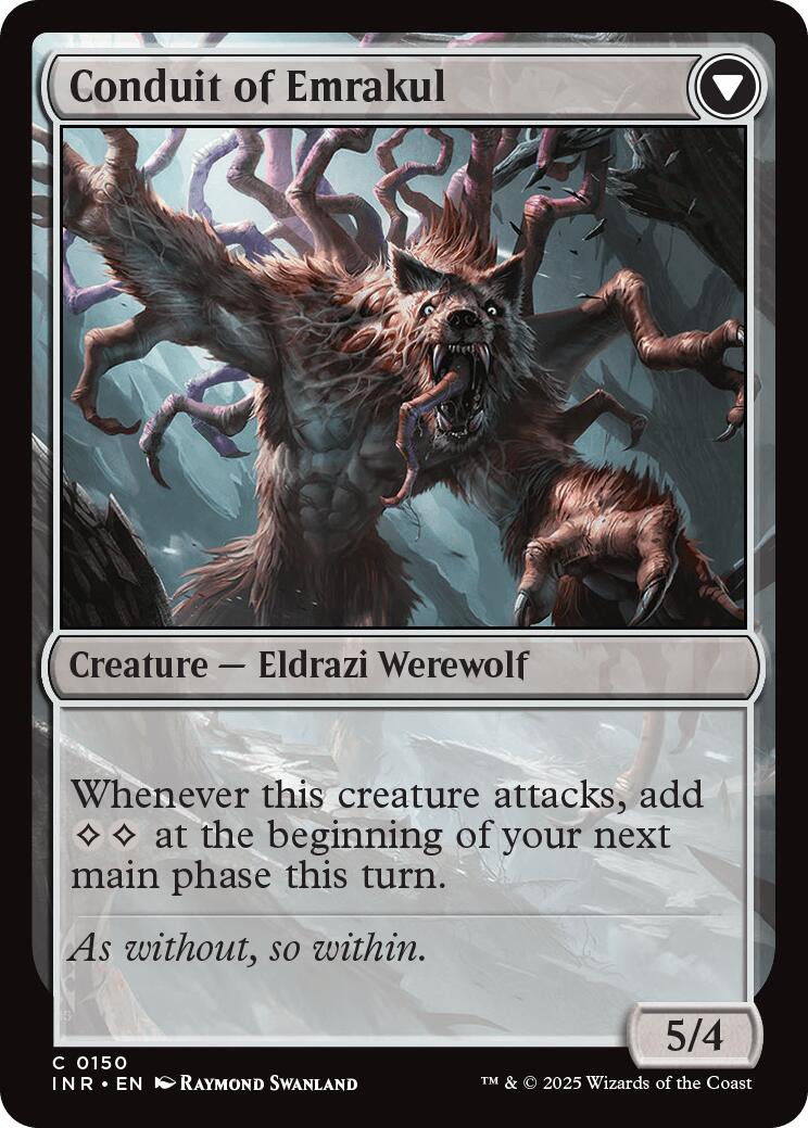 Conduit of Storms // Conduit of Emrakul [Innistrad Remastered] Foil