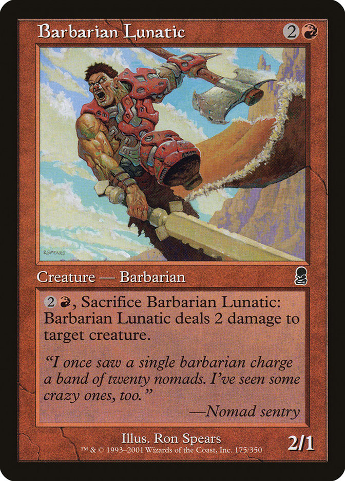 Barbarian Lunatic [Odyssey] Foil