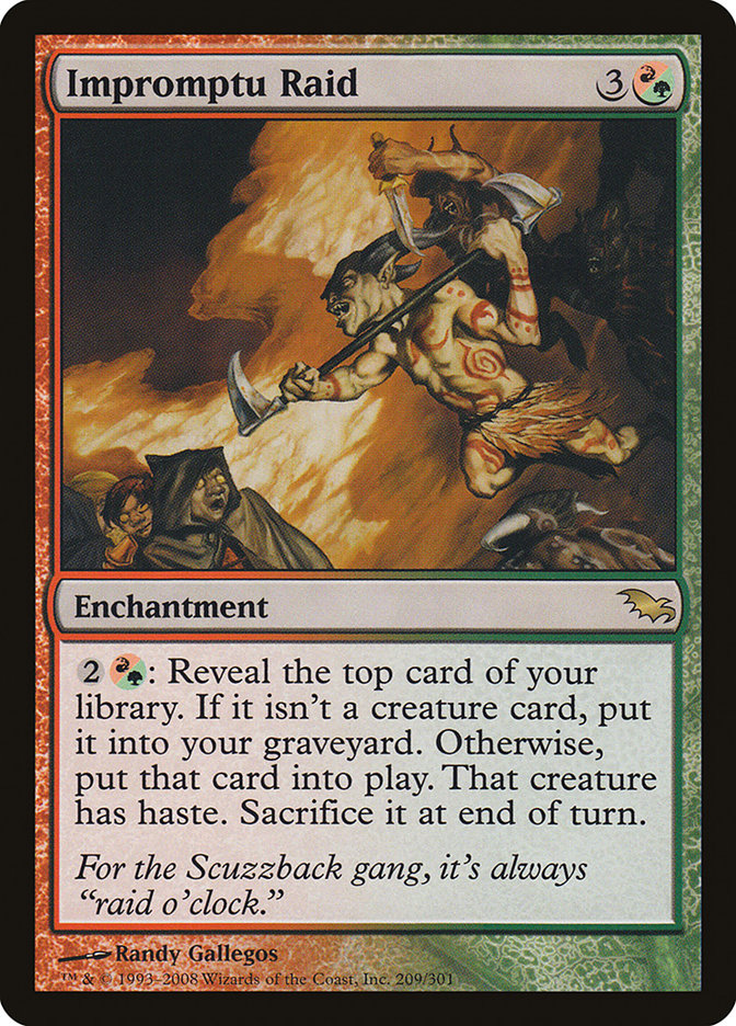 Impromptu Raid [Shadowmoor] Foil