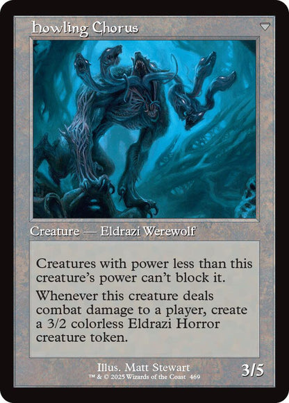 Shrill Howler // Howling Chorus (Retro Frame) [Innistrad Remastered] Foil
