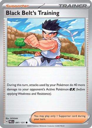 Black Belt's Training (097/131) [Scarlet & Violet: Prismatic Evolutions] Reverse Holofoil
