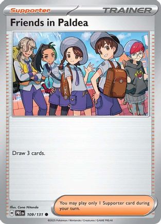 Friends in Paldea (109/131) [Scarlet & Violet: Prismatic Evolutions] Reverse Holofoil
