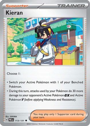 Kieran (113/131) [Scarlet & Violet: Prismatic Evolutions] Reverse Holofoil