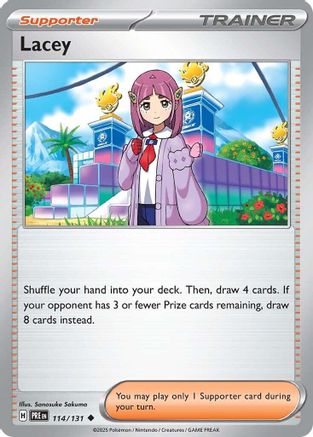 Lacey (114/131) [Scarlet & Violet: Prismatic Evolutions] Reverse Holofoil
