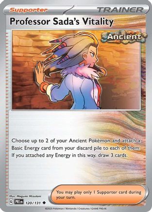 Professor Sada's Vitality (120/131) [Scarlet & Violet: Prismatic Evolutions] Reverse Holofoil