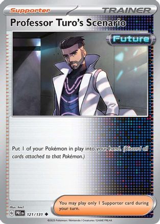 Professor Turo's Scenario (121/131) [Scarlet & Violet: Prismatic Evolutions] Reverse Holofoil