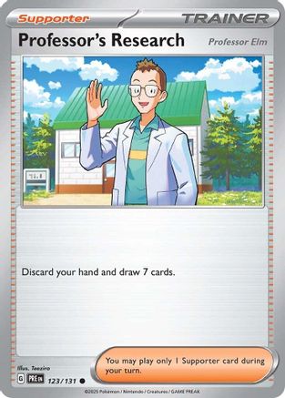 Professor's Research (123/131) [Professor Elm] [Scarlet & Violet: Prismatic Evolutions] Reverse Holofoil