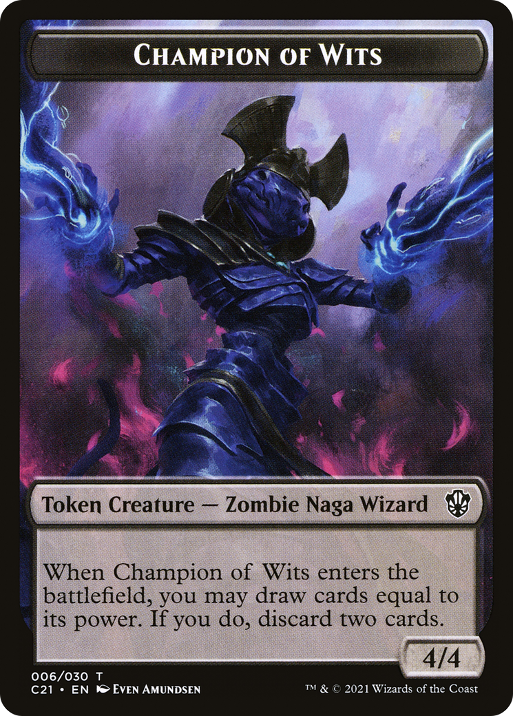 Champion of Wits  [Commander 2021 Tokens]