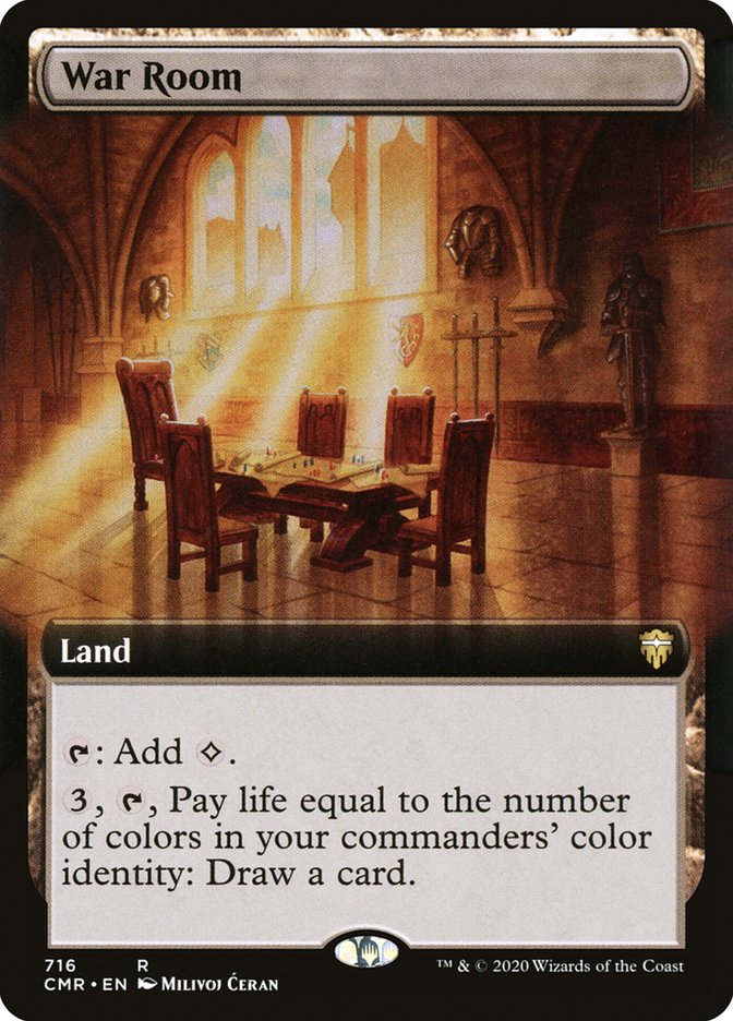 War Room (Extended Art) [Commander Legends] Foil