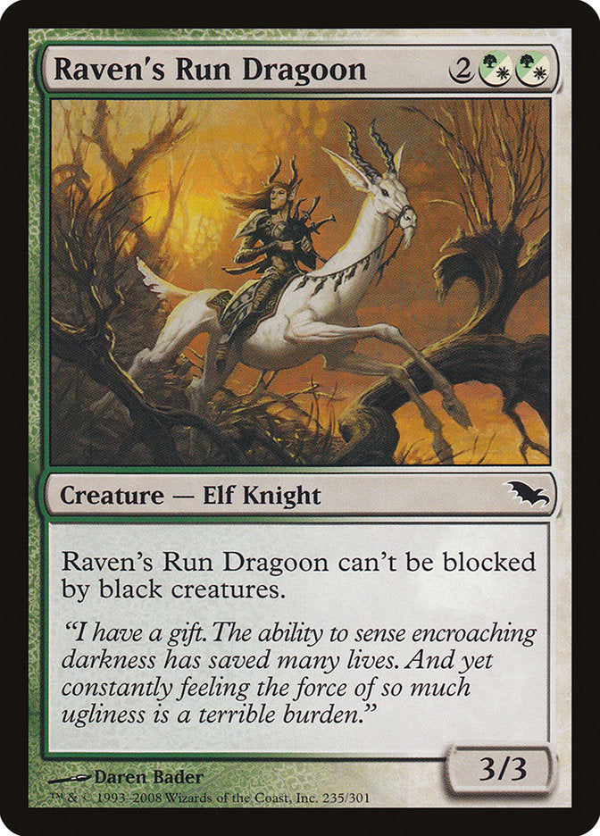 Raven's Run Dragoon [Shadowmoor] Foil