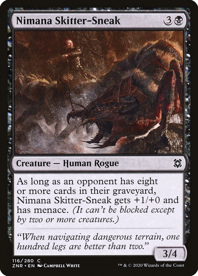 Nimana Skitter-Sneak [Zendikar Rising] Foil