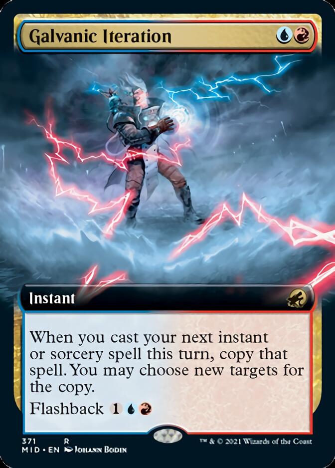 Galvanic Iteration (Extended Art) [Innistrad: Midnight Hunt] Foil