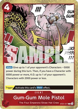 Gum-Gum Mole Pistol (ST21-017) - [Starter Deck EX: Gear 5] Foil