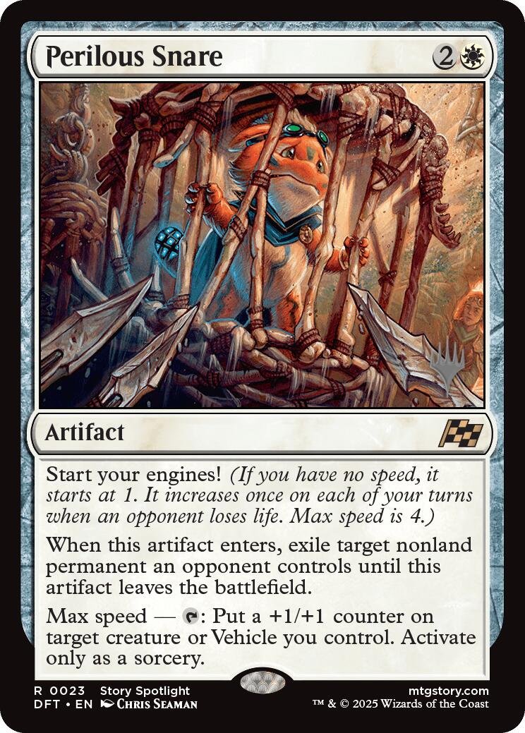 Perilous Snare (Promo Pack) [Aetherdrift Promos] Foil