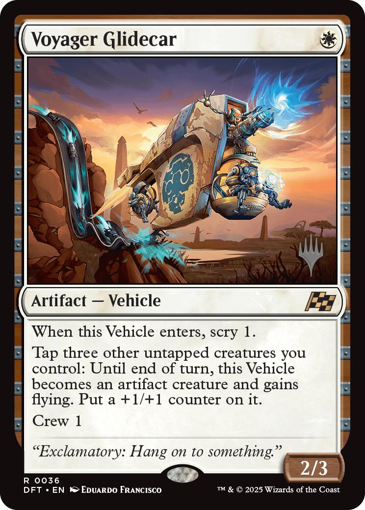 Voyager Glidecar (Promo Pack) [Aetherdrift Promos] Foil