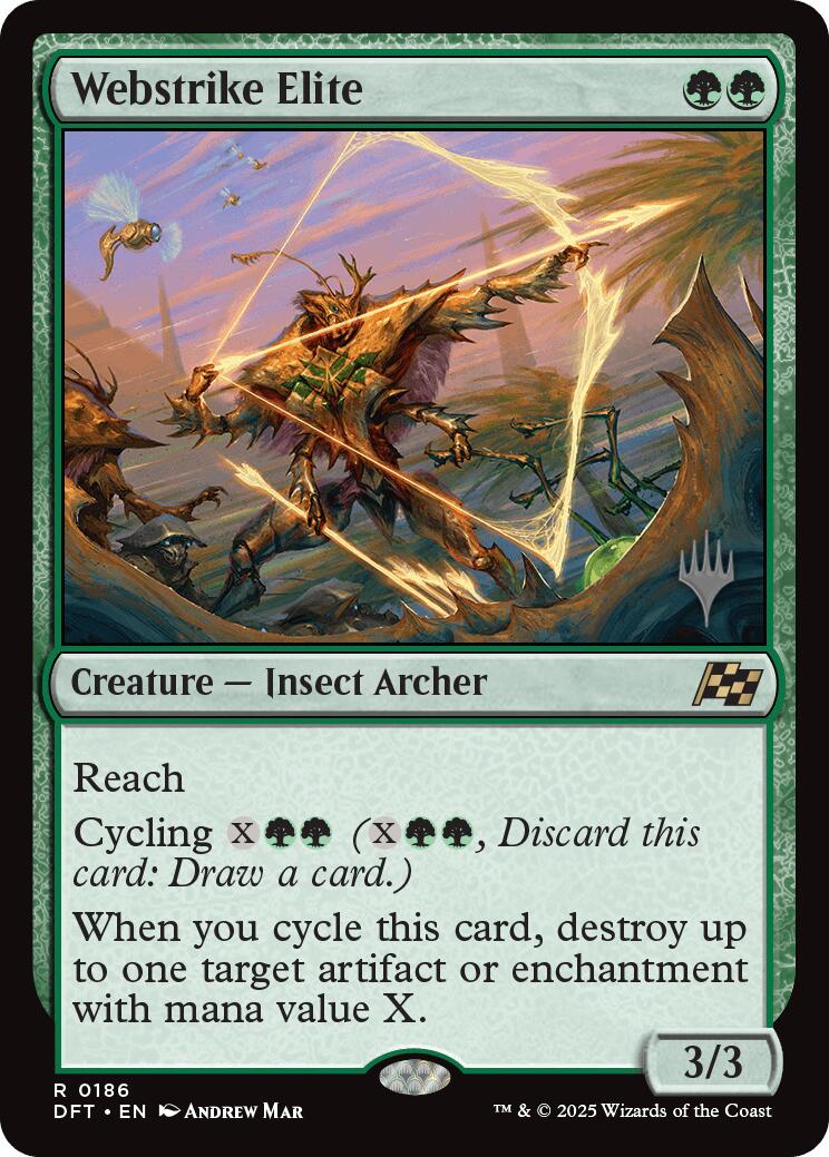 Webstrike Elite (Promo Pack) [Aetherdrift Promos] Foil
