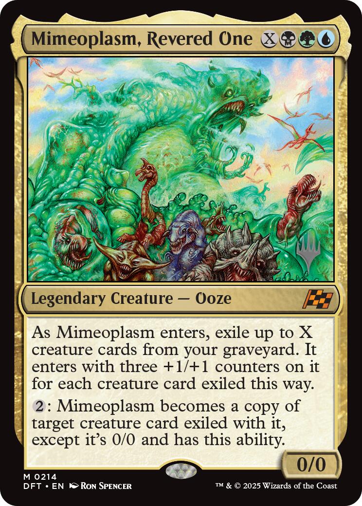 Mimeoplasm, Revered One (Promo Pack) [Aetherdrift Promos] Foil