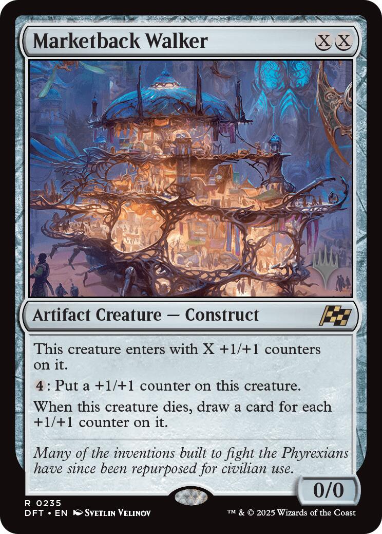 Marketback Walker (Promo Pack) [Aetherdrift Promos] Foil