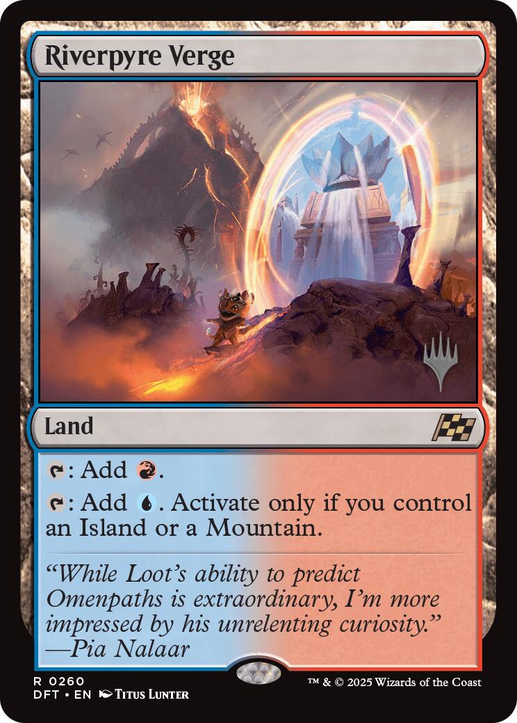 Riverpyre Verge (Promo Pack) [Aetherdrift Promos] Foil