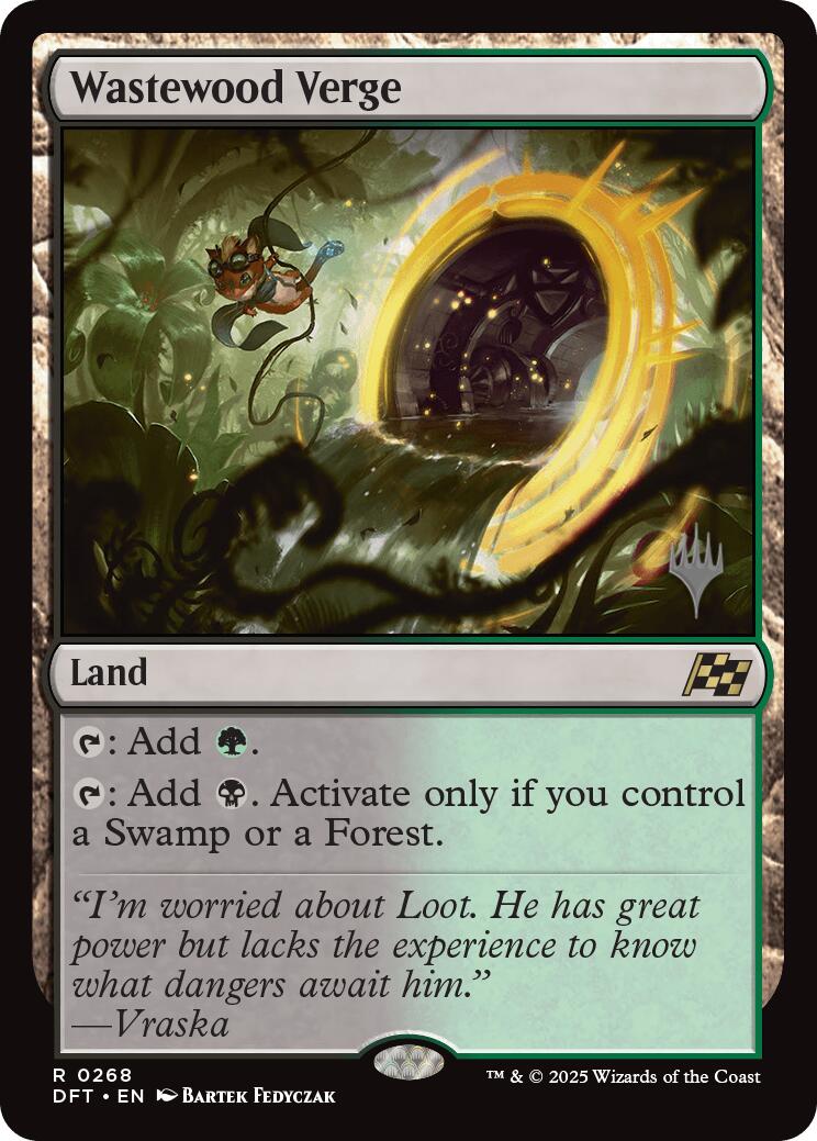Wastewood Verge (Promo Pack) [Aetherdrift Promos] Foil