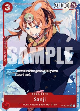 Sanji (Parallel) (OP10-005) - [Royal Blood] Foil