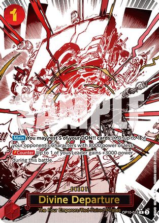 Divine Departure (Parallel) (OP10-019) - [Royal Blood] Foil