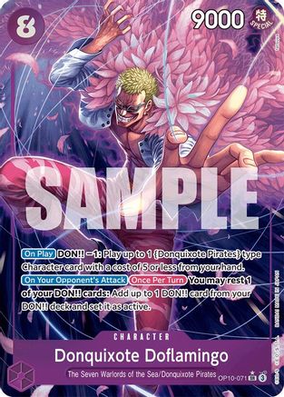 Donquixote Doflamingo (Parallel) (OP10-071) - [Royal Blood] Foil