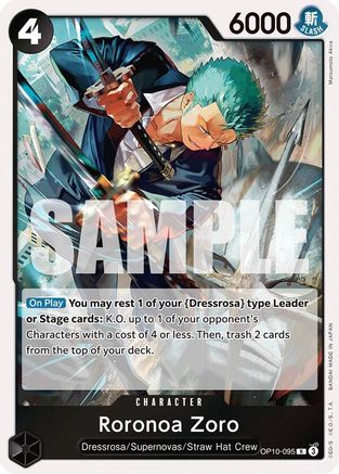 Roronoa Zoro (095) (OP10-095) - [Royal Blood] Foil