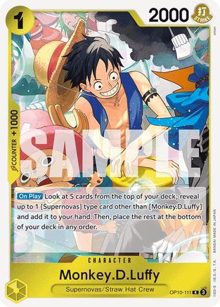Monkey.D.Luffy (111) (OP10-111) - [Royal Blood] Foil