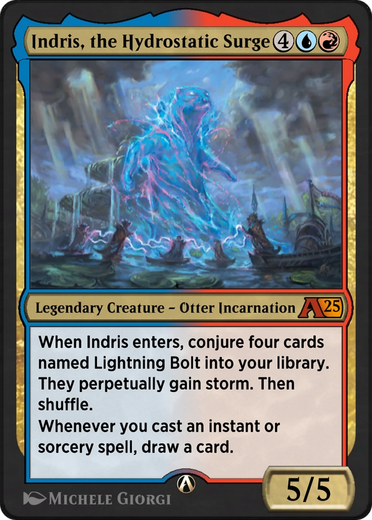 Indris, the Hydrostatic Surge  [Alchemy: Bloomburrow]