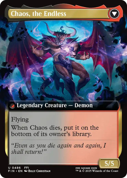 Garland, Knight of Cornelia // Chaos, the Endless (Extended Art) [FINAL FANTASY] Foil