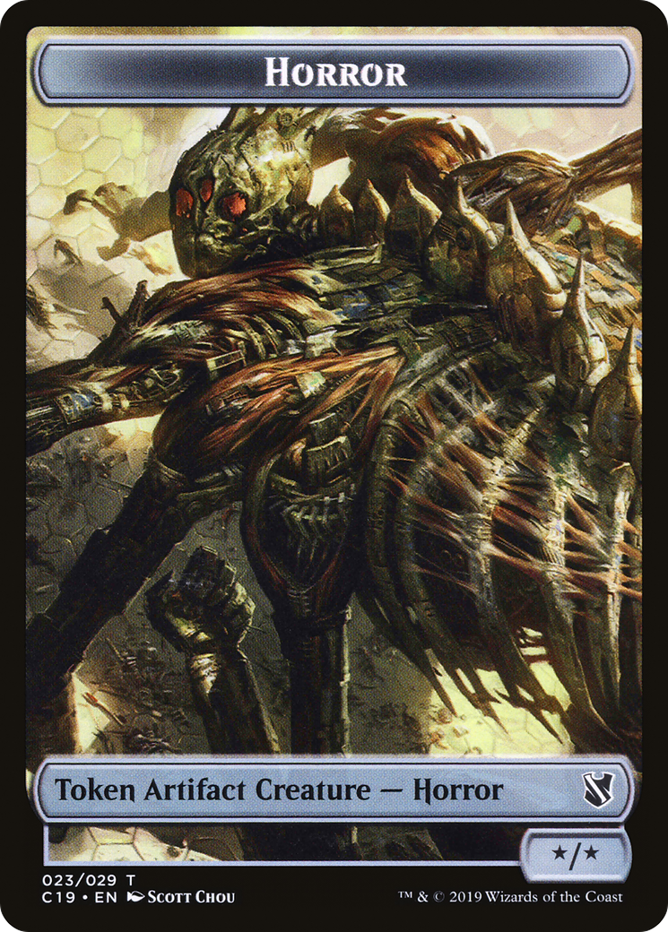 Horror  [Commander 2019 Tokens]