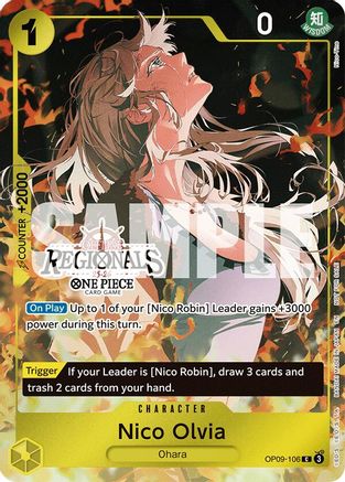 Nico Olvia (Regional Participation Pack 2025 Vol.1) (OP09-106) - [One Piece Promotion Cards]