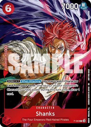 Shanks (Event Pack Vol. 6) (P-083) - [One Piece Promotion Cards] Foil