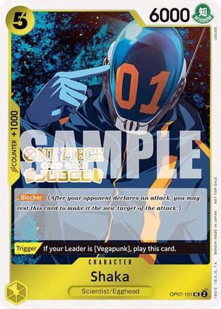 Shaka (Judge Pack Vol. 5) (OP07-101) - [One Piece Promotion Cards] Foil
