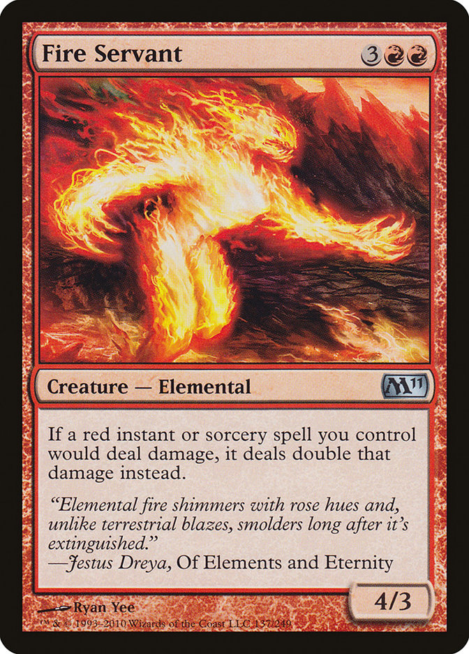 Fire Servant [Magic 2011] Foil