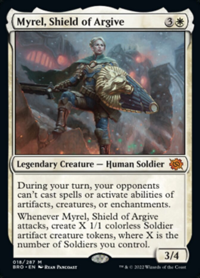 Myrel, Shield of Argive [The Brothers' War] Foil
