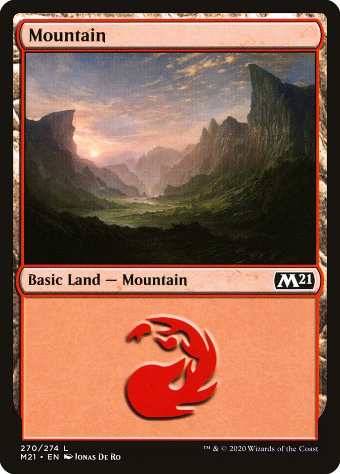 Mountain (270) [Core Set 2021] Foil