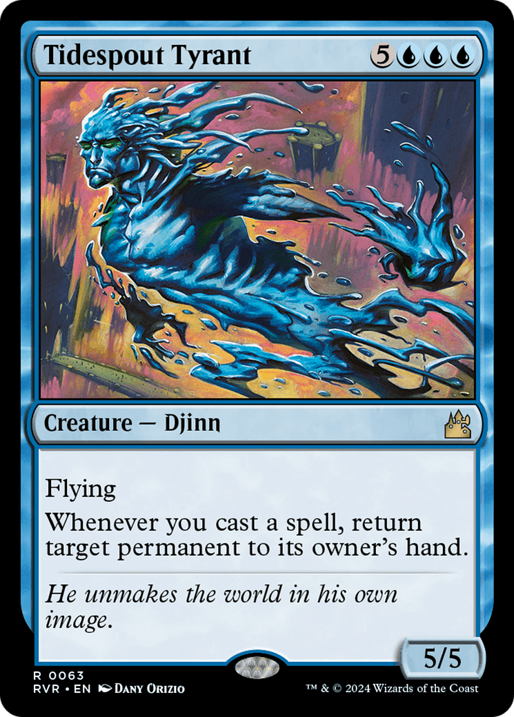 Tidespout Tyrant [Ravnica Remastered] Foil