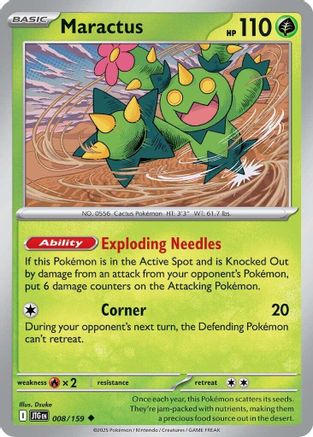 Maractus (008/159) [Scarlet & Violet: Journey Together] Reverse Holofoil